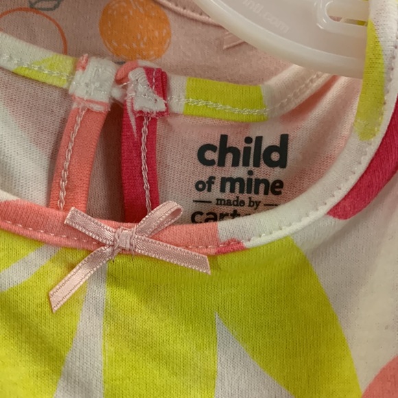 Carter’s baby girl spring summer floral Romper 0-3 months NWT - Picture 7 of 8